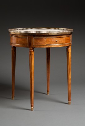 Table Bouillotte et son Bouchon – Louis XVI 